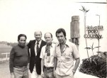 Florêncio Rodrigues (à esquerda) no início do Helvetia Polo Country Club. (crédito – Hélio Junqueira Meirelles)